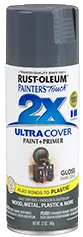RUSTOLEUM(USA) 249115 2XPainters Touch,Spray (Paint +Primer),GLOSS DARK GREY