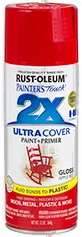 RUSTOLEUM(USA) 334024 2XPainters Touch,Spray (Paint +Primer), GLOSS APPLE RED