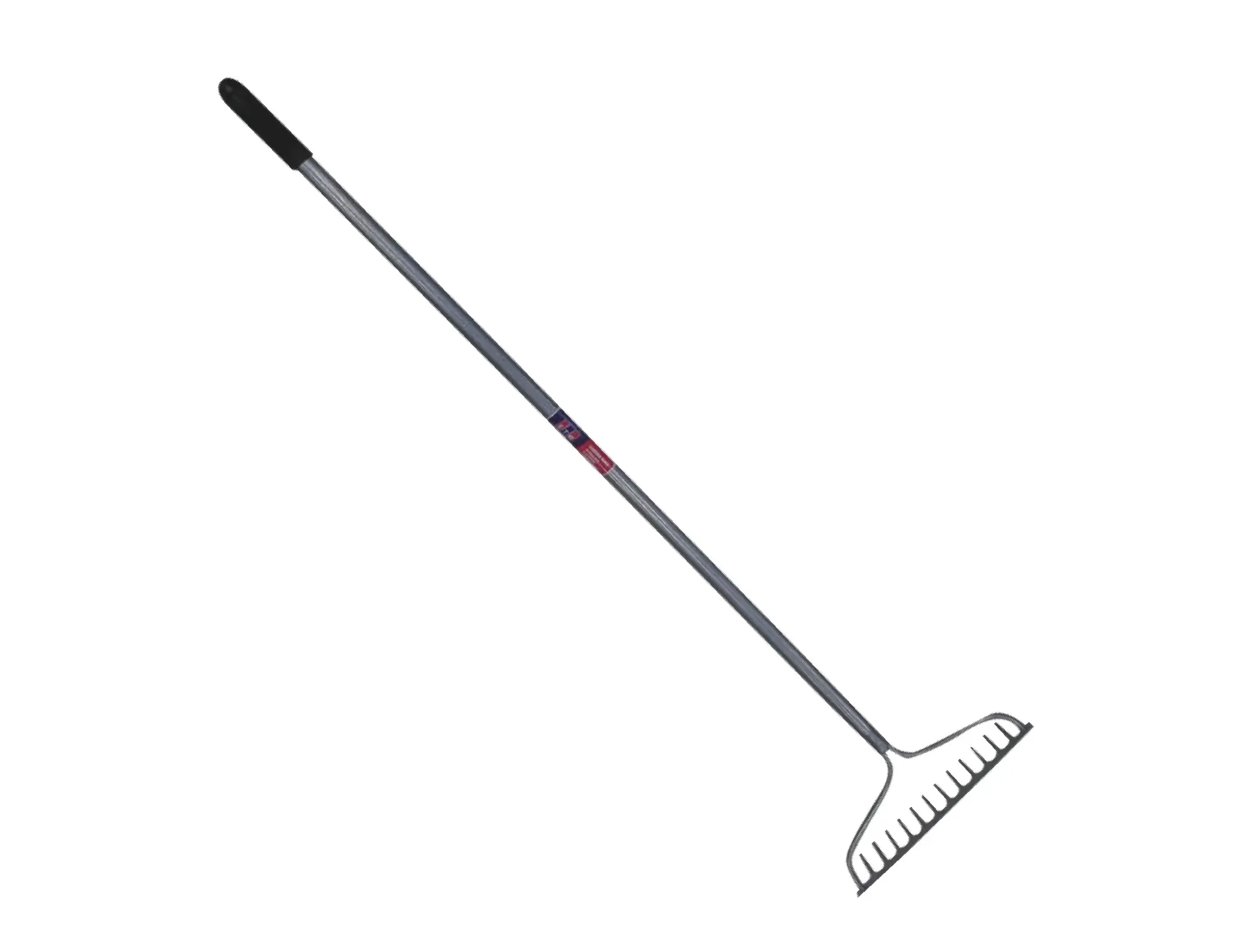 GARDEN RAKE 14T, STEEL HANDLE SIPRO